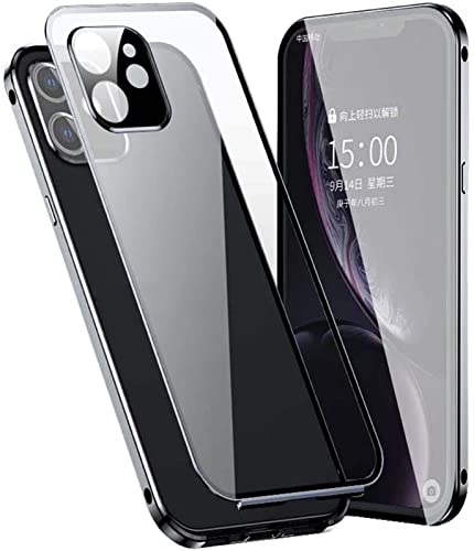 Coque de téléphone en verre trempé transparent double face iPhone 12 Mini 5.4"