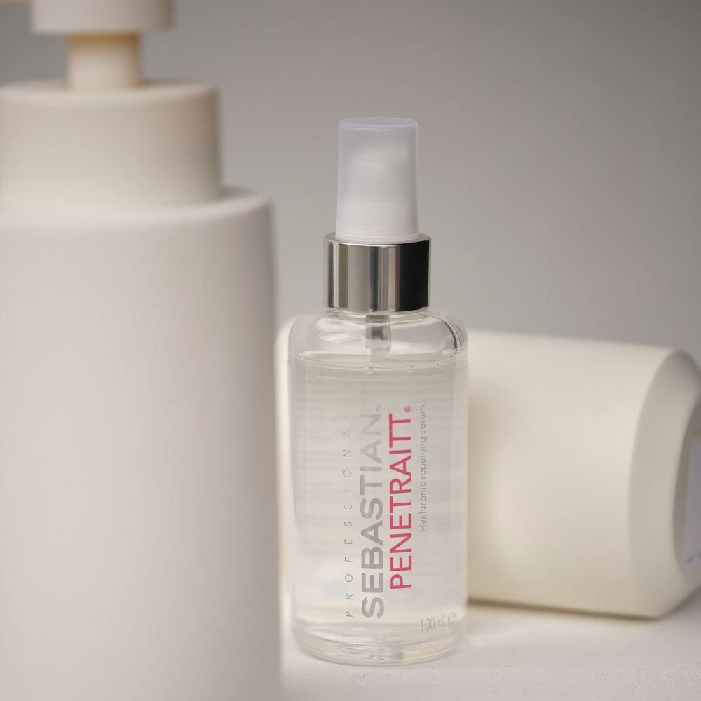 Sebastian Professional Penetraitt Serum, Siero Riparatore Notte con Acido Ialuronico, Ristruttura i capelli dall'interno, Idratazione Istantanea per Rimpolpare Capelli Secchi e Danneggiati, 95ml