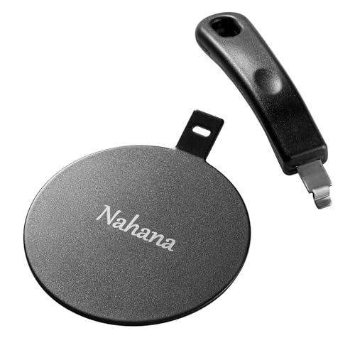 Nahana® Adaptador de Inducción Universal 14 cm con Mango Desmontable – Disco Difusor de Calor en...