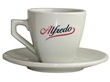 Alfredo Classic Kaffee / Cappuccino-Tasse mit Untertasse 6 Stk, Aurora elfenbein