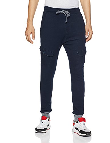 Image of Breakbounce Men's Slim Fit Joggers (Raffles Navy 36W x 33L)