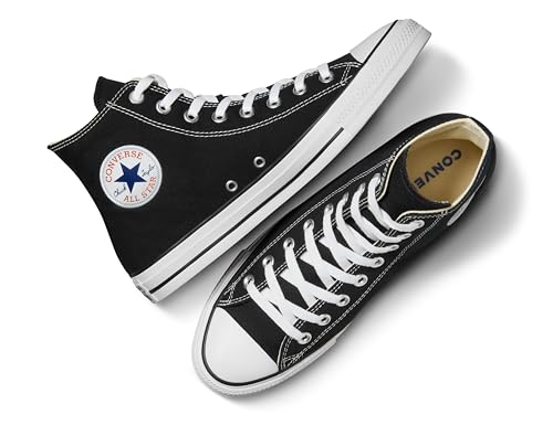 Converse | Zapatilla Alta All Star Hi Unisex – Deportiva Casual Negra Con Cordones – Modelo M9160C 001 - vue 4