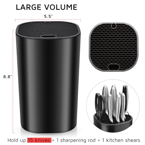 Universal Knife Block Holder, WELLSTAR Space Saver for Kitchen by WELLSTAR - Image 2