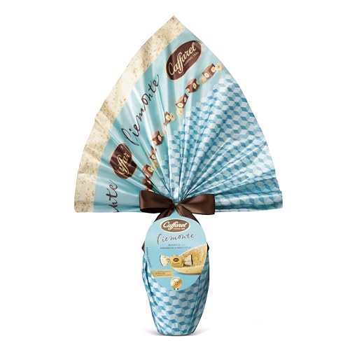 Caffarel Uovo di Pasqua 2026 Piemonte Cioccolato Bianco e Nocciole