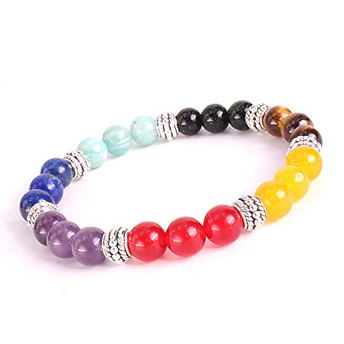 Chakra yoga bracelet perles 8mm pour évacuer le stress et retrouver l'harmonie