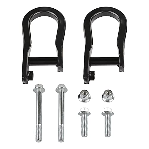 Jdmon Compatible With Chrome Front Tow Hook Chevy Silverado 1500 Gmc Sierra 1500 2007-2018 Silverado 1500 Ld Sierra 1500 Limited 2019 Replace 84072463 Black 2Pcs #TOP14