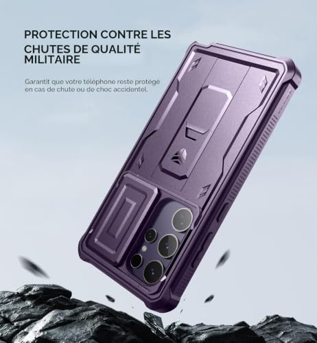 Coque Samsung S24 Ultra avec protège-écran intégré pour une vitre intacte