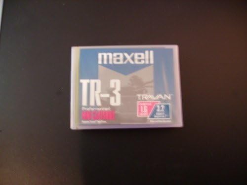 Maxell Travan 1.6/3.2GB Cartridge for Tr3 Drives (1-Pack)