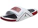 Nike Men's Jordan Hydro IV Retro White/Black/Gym Red Sandal 12 Men US