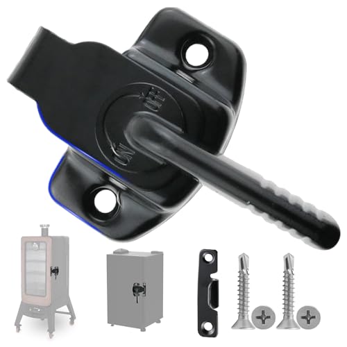 Smoker Door Latch for Cuisinart COS-330 and Pit Boss 1077 Vertical Smokers - Heavy Duty Replacement Kit for Most Masterbuilt Electric Smokers