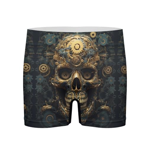 GLUDEAR Men's Funny 3D Galaxy Animal Printed Boxers Novelty Humorous Boxer Shorts Underwear