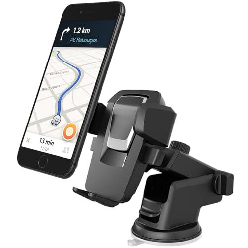 Suporte para telefone para carro com forte sucção - Modelo Premium