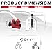 Purthog Brake Line Flaring Tool Kit,Single & Double Brake Flare Tool Kit Includes Adapters,Flare Cone,Flares Rod,Tube Cutter,Universal Brakes Line Flares Tools Kits for Cars,SUVs,Trucks