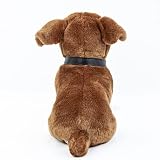 Kuscheltier Hund Boxer + Halsband 27 cm Plüschtier Stofftier Plüschhund Stoffhund