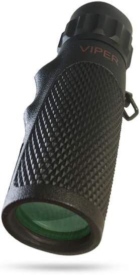 ROXANT Authentic VIPER 10x25 Pocket Scope With Rubber Armor “Snake-Grip” + Molded Finger Grip | Weatherproof, Shockproof, Dust Proof. Includes, Case & Wrist Strap, Cleaning Cloth + Lifetime Support