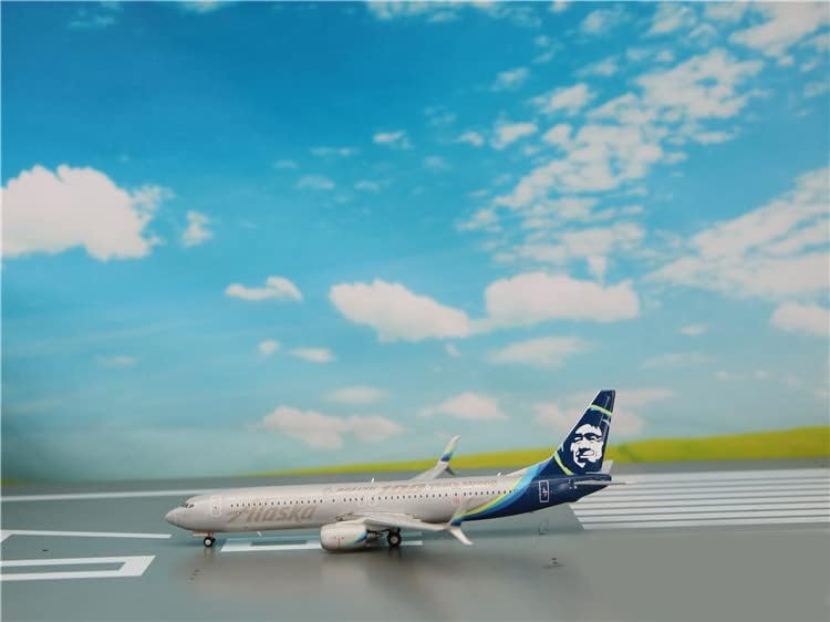 Miniatura 4 de GeminiJets Alaska Airlines para Boeing B737-900 N248AK 100 años de fuerte 1400 avión fundido a presión modelo preconstruido