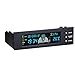 Topke PC Ordenador Unidad óptica bit Ventilador Controlador de Velocidad del Ventilador 3 Pantalla de Temperatura del Sensor Regulador Digital LCD