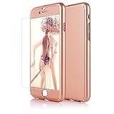 iPhone 6 Case, DecaStars [Ultra-thin Series] 2-in-1 Full-body Protective Back Cover [Slim Fit] with Tempered Glass Screen Protector for Apple iPhone 6 Case & iPhone 6s Case 4.7