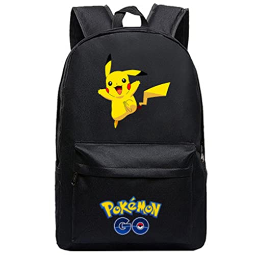 Coco Fairy Tales Herren Rucksack 3D Digital Pokemon Pikachu Print Rucksack Lässige Schultasche (5) Cover