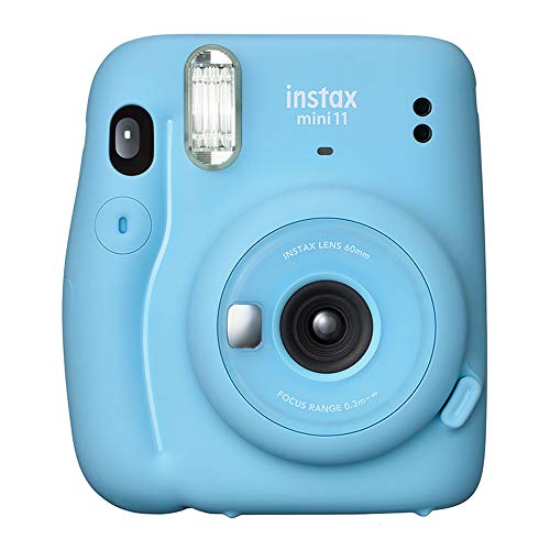 Câmera instantânea Fujifilm Instax Mini11 c/função selfie e espelho frontal + 4 Clips Magnéticos