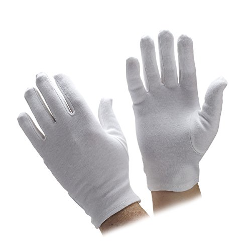 Children's White Cotton Parade Gloves - Sold by Pair