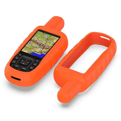 Sylphicryst Compatible con Garmin GPSMAP 62/62S/62SC/621SC/631SC/63/63SC/63CSX/629SC/64/64S/64SC/64ST - Funda protectora de silicona anti-impactos para navegador portátil