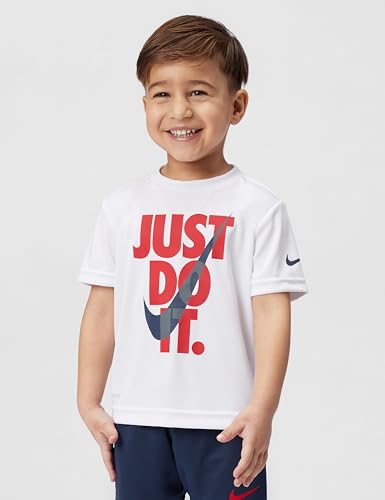 Image of Nike Boys' Dri-FIT Just Do It T-Shirt and Mesh Shorts 2-Piece Outfit Set
