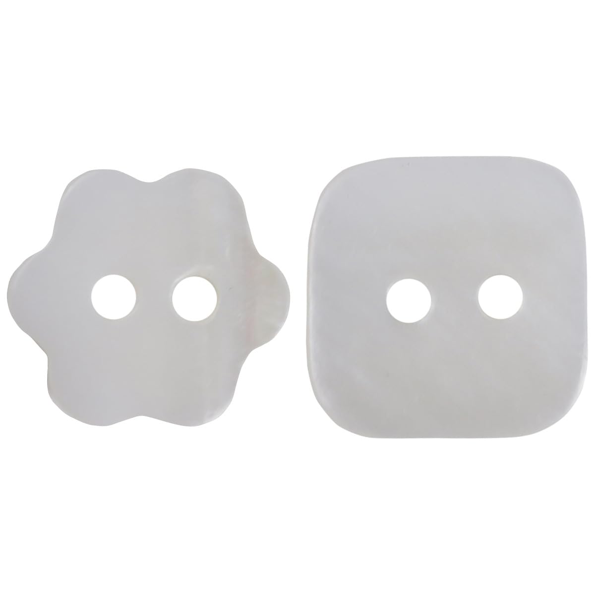 Boutons blancs de 10mm pour réparer les pulls et chemises enfants