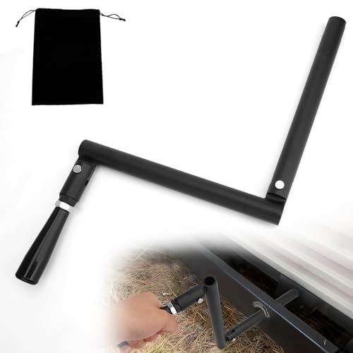 Jerbor Upgraded 8 Pop-Up Camper Crank Handle Fits for Coleman/Fleetwood Camper Foldable Crank Handle