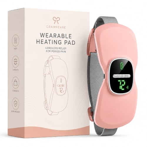 Image of BRONTIX Menstrual Pain Relief Heating Pad | Electric Period Cramp Massager