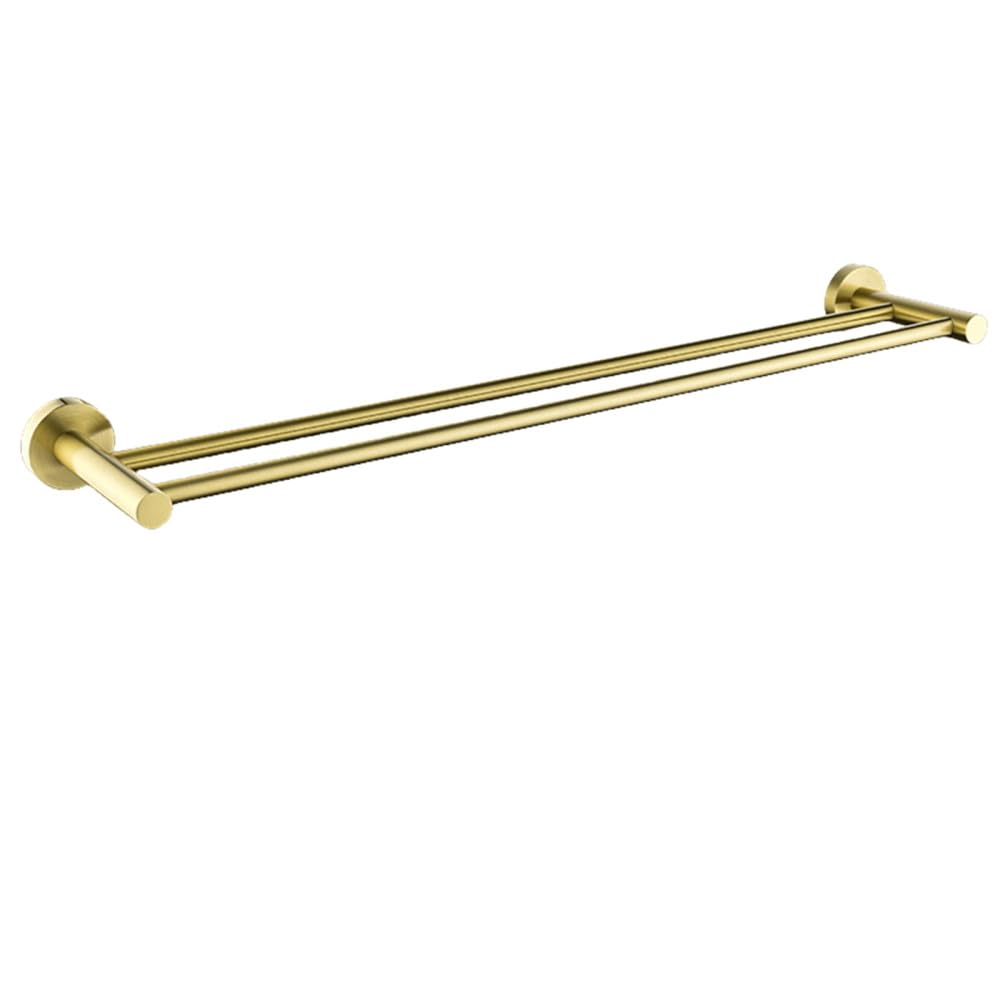 Porte-serviettes en acier inoxydable or brossé étagère murale 1 pièce