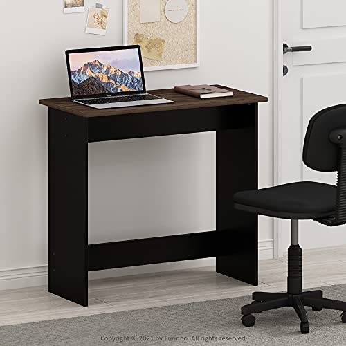Image of FURINNO Simplistic Study Table, Columbia Walnut