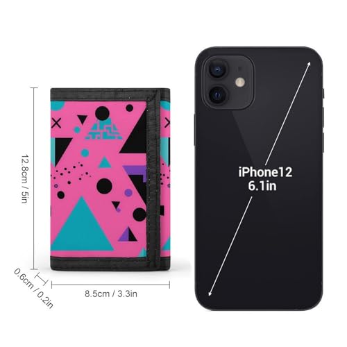 Japanese Vaporwave Trifold Wallets for Men with Credit Card Slot Clutch Purses Fashion Coin Purse2