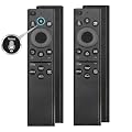2 Pack BN59-01385A TM2280E Replacement Voice Remote Compatible with Samsung Frame Smart TV, 2018-2023 Neo LED 4K Ultra HD TVs Battery Version - Black