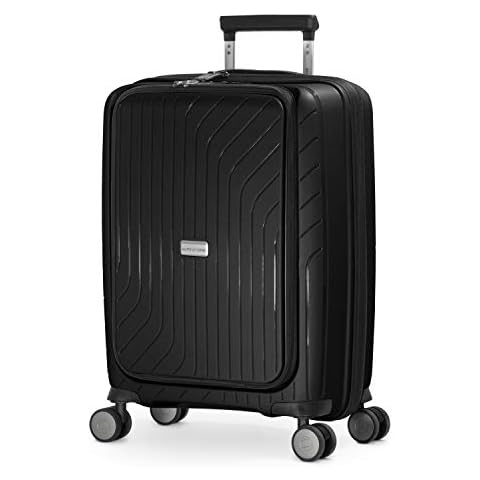 Hauptstadtkoffer Luggage- Carry-On Luggage, Laptop Rollkoffer, Schwarz Cover