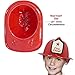 AnapoliZ Kids Firefighter Hat | 12 Pcs Plastic Fire Hats for Kids | Double Axe Fire Chief Theme Party | Fun, Safe, Soft Firefighter Helmet Costume Dress Up Accessory