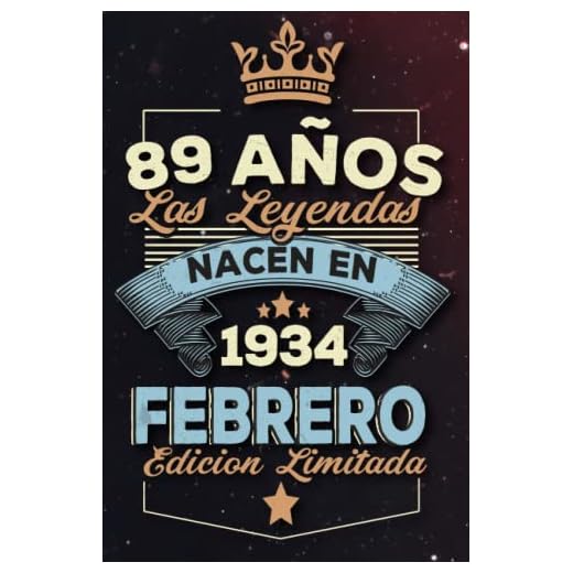 Las leyendas nacen en 89 años 1934 febrero: Ideas de regalos para hombres, ideas de cumpleaños 89 cumpleaños libro ideas de cumpleaños para hombre y regalo de nacimiento, regalo de cumpleaños
