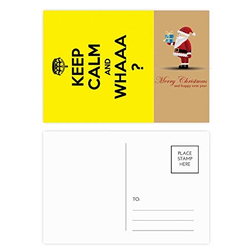 Cartes postales Père Noël Jaune : animez vos ateliers de vœux en famille