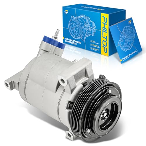 Image of PHILTOP 815560 Air Conditioner AC Compressor with Clutch for Chevy Equinox 2010-2011 2.4L, GMC Terrain 2010-2011, 2015 2.4L