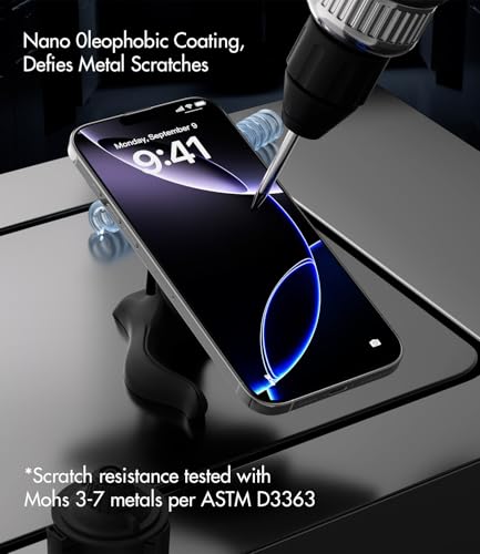 Image of Beizun Screen Protector for iPhone 16 Pro Max, Edge-to-Edge Protection, Easy Install, Case Friendly, 99% HD Clarity, 9H Tempered Glass, Anti-Scratch, Anti-Fingerprint, 3-Pack