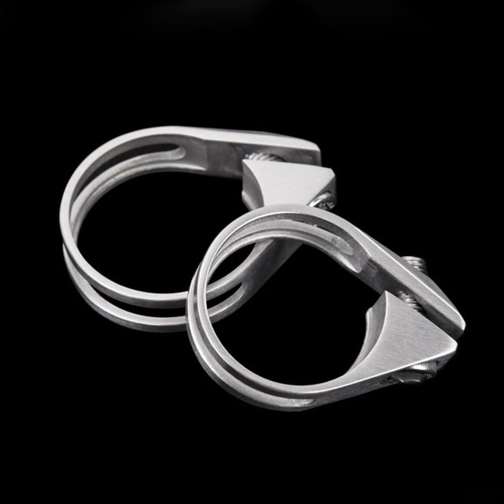 Collier de serrage pour tige de selle de vélo en alliage Ti 31,8 mm 34,9 mm (34,9)