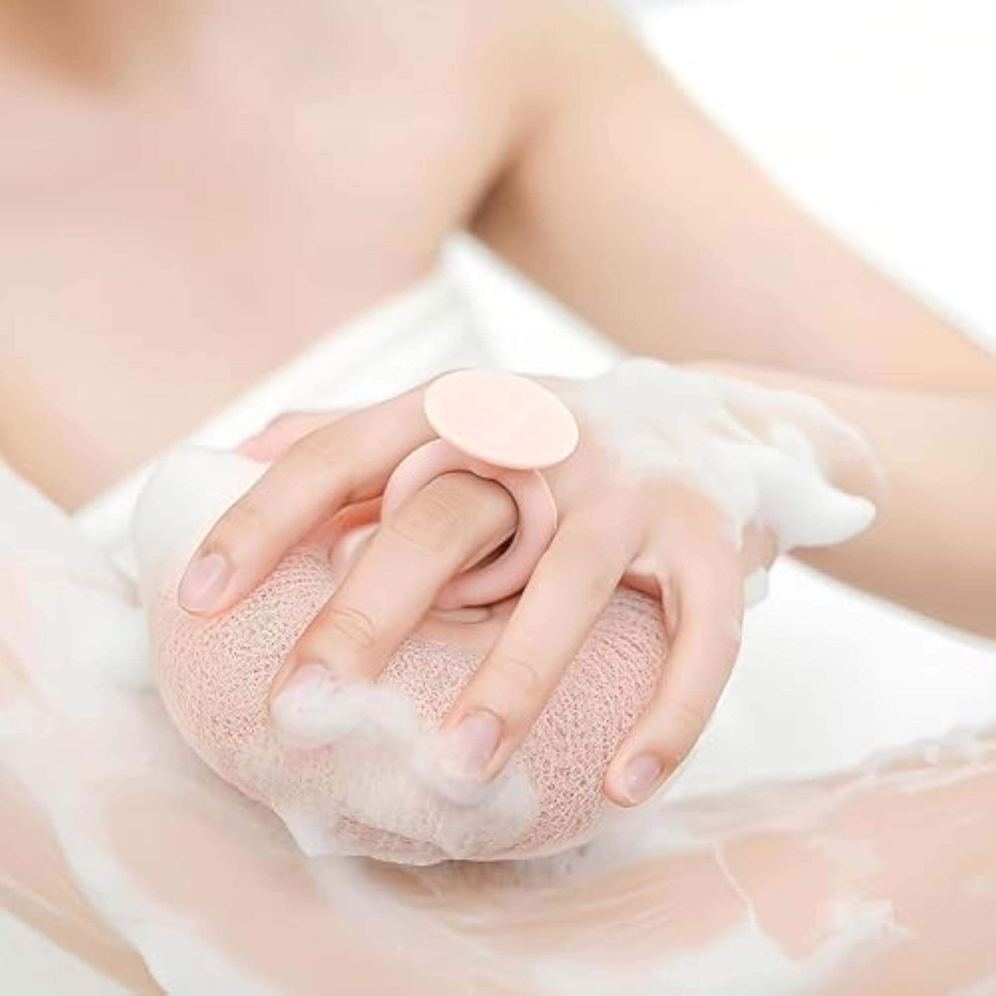 2-in-1 Sunflower Bath Ball, Exfoliating Sponge