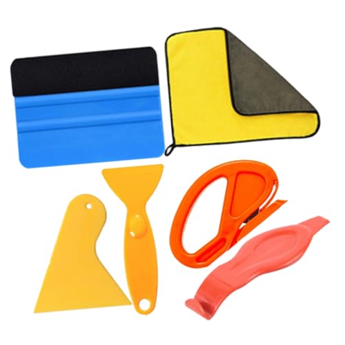 Hoement Herramientas Para Aplicar y Papel Tapiz Kit Completo Para Film De Coche Herramientas Para Alisar Papel Tapiz