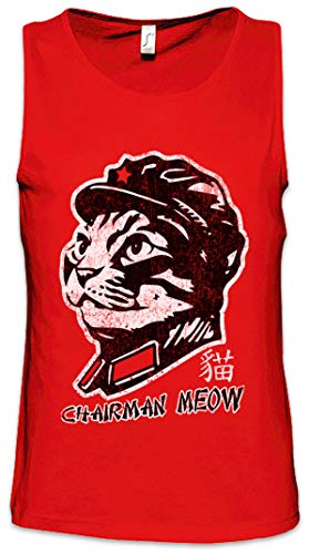 Camiseta sin mangas Chairman Meow Hombre para evitar el calor con ropa ligera