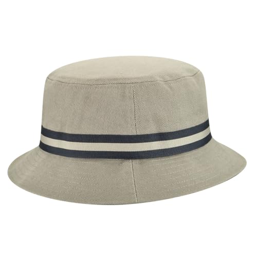 Image of Kangol Stripe Lahinch - Cardinal /XL Bucket Hat