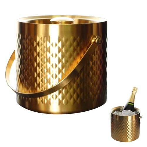 Qrit �A�C�X�y�[�� �A�C�X�W���O �y�H�i�q���@�K���z�A�C�X�{�b�N�X �n���Ȃ��X �Ƃ��Ȃ��X �A�C�X�^���N �N�[���[�o�P�b�g (�S�[���h, 3L)