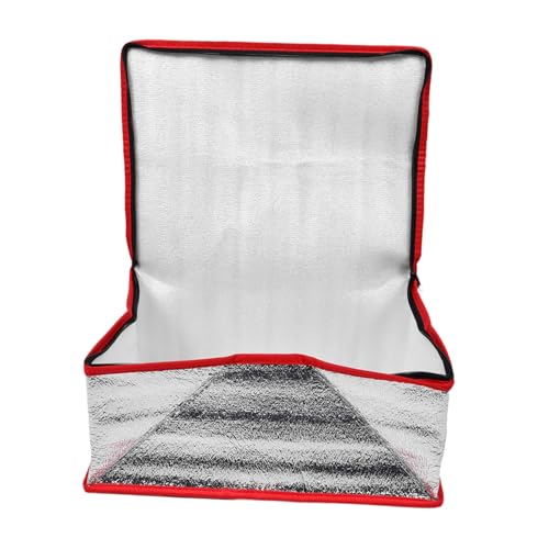 Yardwe Aluminum Insulated Thermal Box Liners Portable Foldable Seafood Storage Pouch with Flat Bottom Design for Enhanced Heat Retention and Better Thermal Insulation