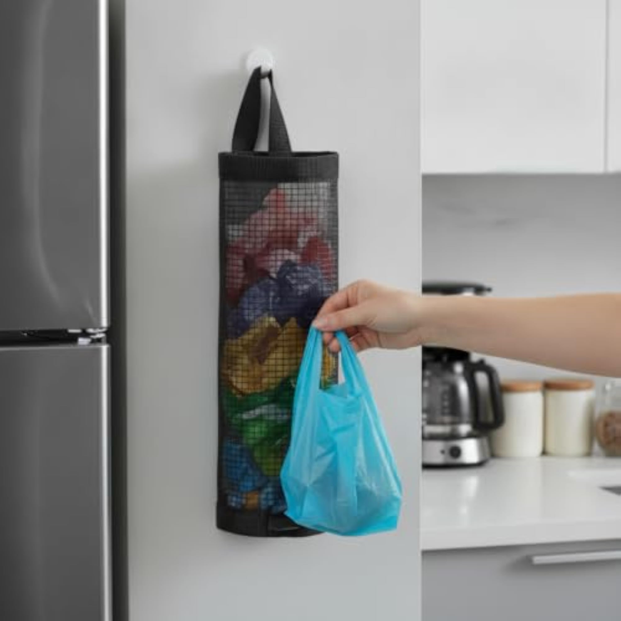 Wall-Mounted Kitchen Storage Bag Holder