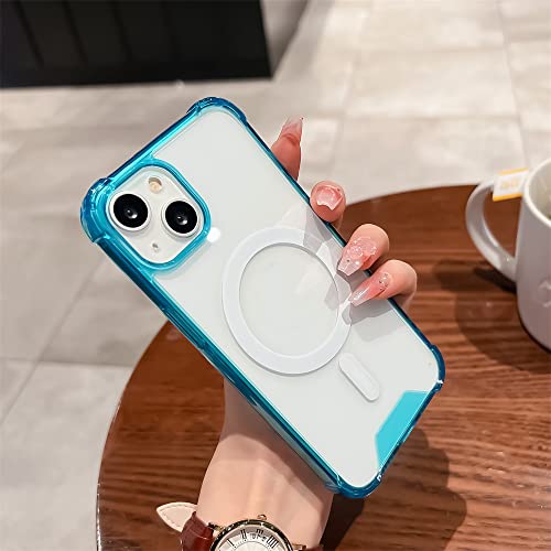 Coque de chargement de luxe magnétique pour iPhone 13 Pro en acrylique transparent de haute qualité