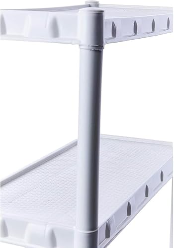 Estante Modular Branca Com 3 Prateleiras Espaçosas Para Organizar Seu Ambiente - Para Uso em Diverso